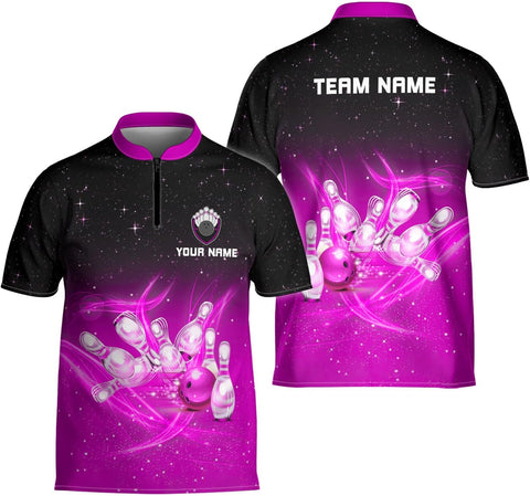 Ligthuy Personalized Bowling Jersey 3D, Bowling Shirts for Team, Bowling Shirt Unisex for Men Women, Bowling Shirts for Men