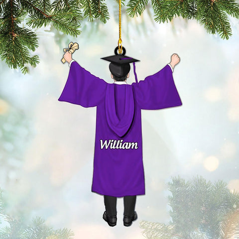 Personalized Graduation Ornaments Class of 2024 Graduation Gown Ornament Gifts Graduation Ornaments Class of 2025 College Graduation Ornaments Class of 2024 Graduate Ornament Tree Hanging Decor (G2)