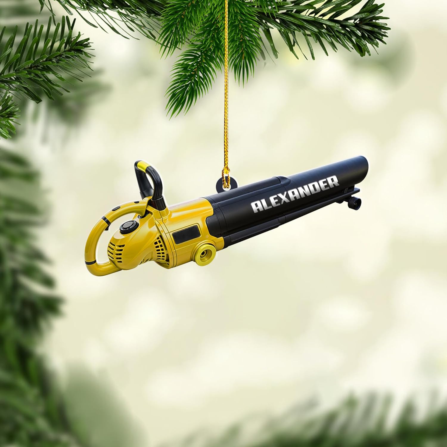 Royal Fight Custom Leaf Blower Christmas Ornament 2024 Leaf Blowers Ornament for Christmas Tree Decor Hanging Leaf Blower Ornament Lover Gift Xmas Leaf Blowers Gift Xmas (OLB11)