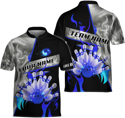 Ligthuy Personalized Bowling Jersey 3D, Bowling Shirts for Team, Bowling Shirt Unisex for Men Women, Bowling Shirts for Men