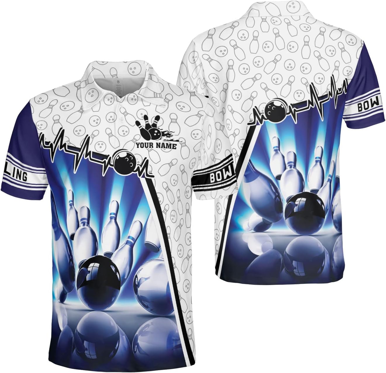Custom Bowling Shirts, Personalized Name Bowling Shirts Unisex, Bowling Jerseys for Men & Women, Team Bowling Shirt Gift