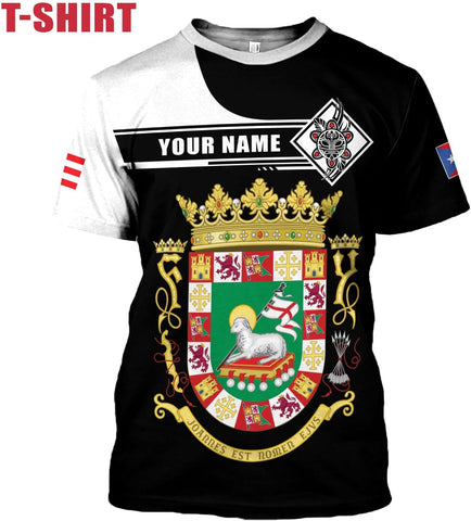 Mostefy Personalized Name Puerto Rico Shirt, Customized Puerto Rico Shirts for Men and Women, Puerto Rico Flag T-Shirt3