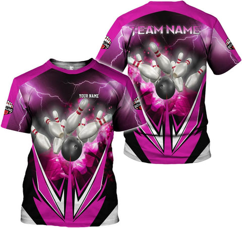 Rivelus Custom 3D Bowling Shirts Personalized for Men and Women - Unique Team Shirt & Gifts for Bowling Lovers