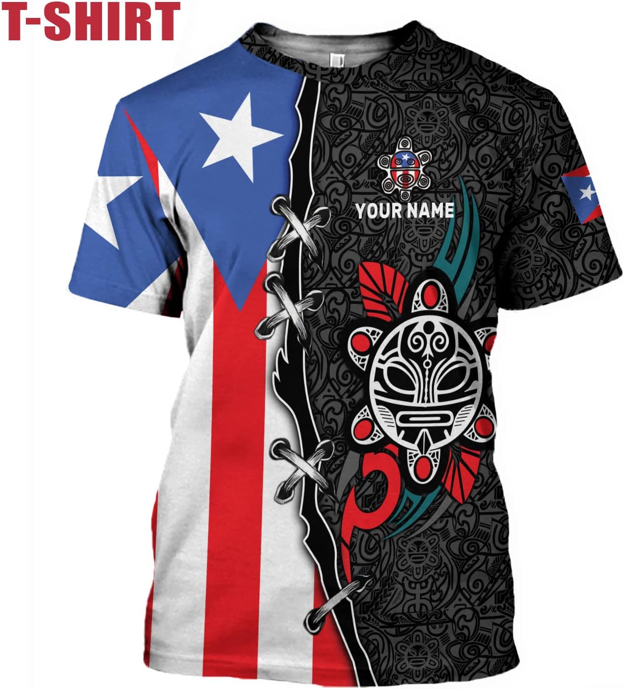 Mostefy Personalized Name Puerto Rico Shirt, Customized Puerto Rico Shirts for Men and Women, Puerto Rico Flag T-Shirt3