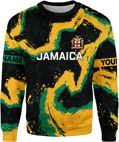 Personalized Jamaica Shirt Custom Jamaica Flag Lion Shirt for Men and Women, Jamaican Pride T-Shirt, Jamaica Tshirt Jamaicana