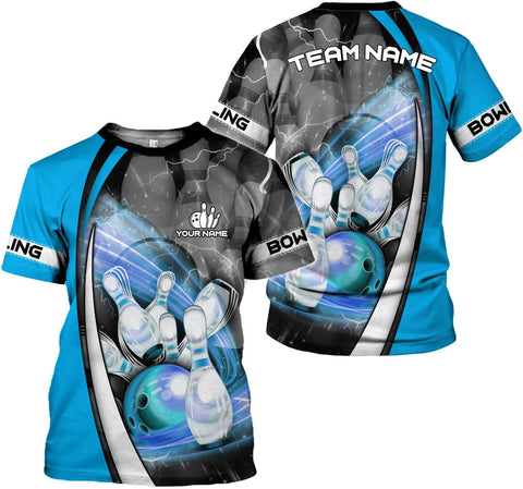 HomeDesign Personalized Name Bowling Shirts for Men & Women, Bowling Shirts for Team Bowling, Bowling Shirts Gift Unisex
