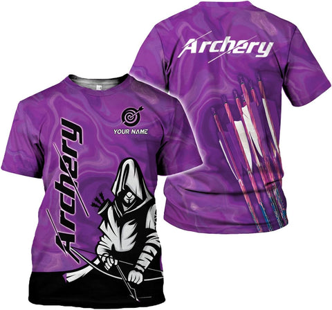 Artparel Personalized Archery Shirt 3D Archery Target Bow Archery Shirts for Men Women Archer Archery Lovers T-Shirt S-5XL