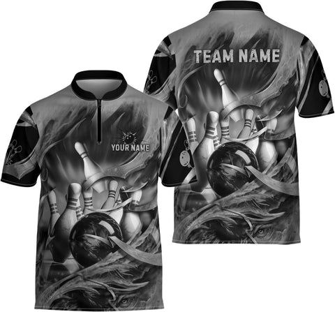 Mostprints Personalized Bowling Jersey 3D, Bowling Shirts for Team, Bowling Shirt Unisex for Men Women, Bowling Shirts for Men