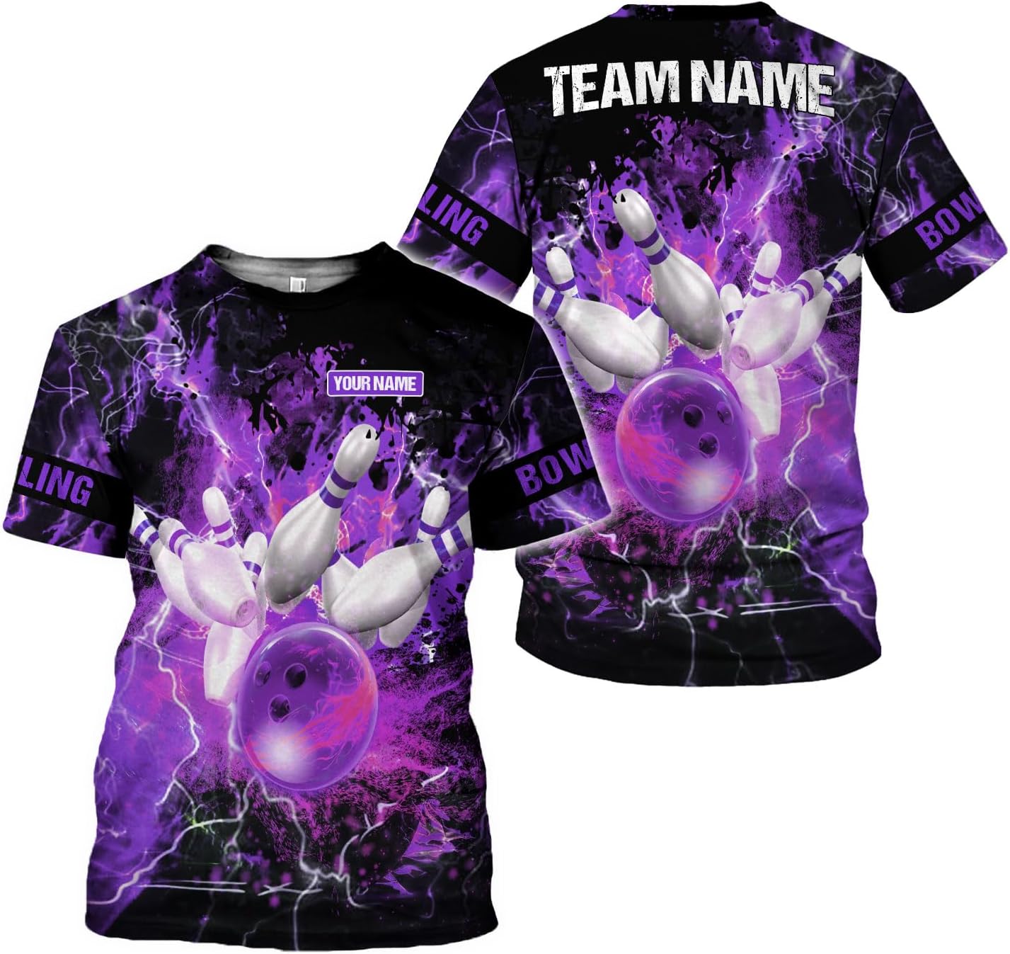 Mostprints Personalized Name Bowling Shirts for Men and Women 3D, Bowling Shirts for Team Bowling, Bowling Shirts Gift