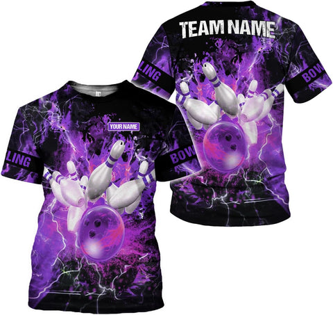 Mostprints Personalized Name Bowling Shirts for Men and Women 3D, Bowling Shirts for Team Bowling, Bowling Shirts Gift