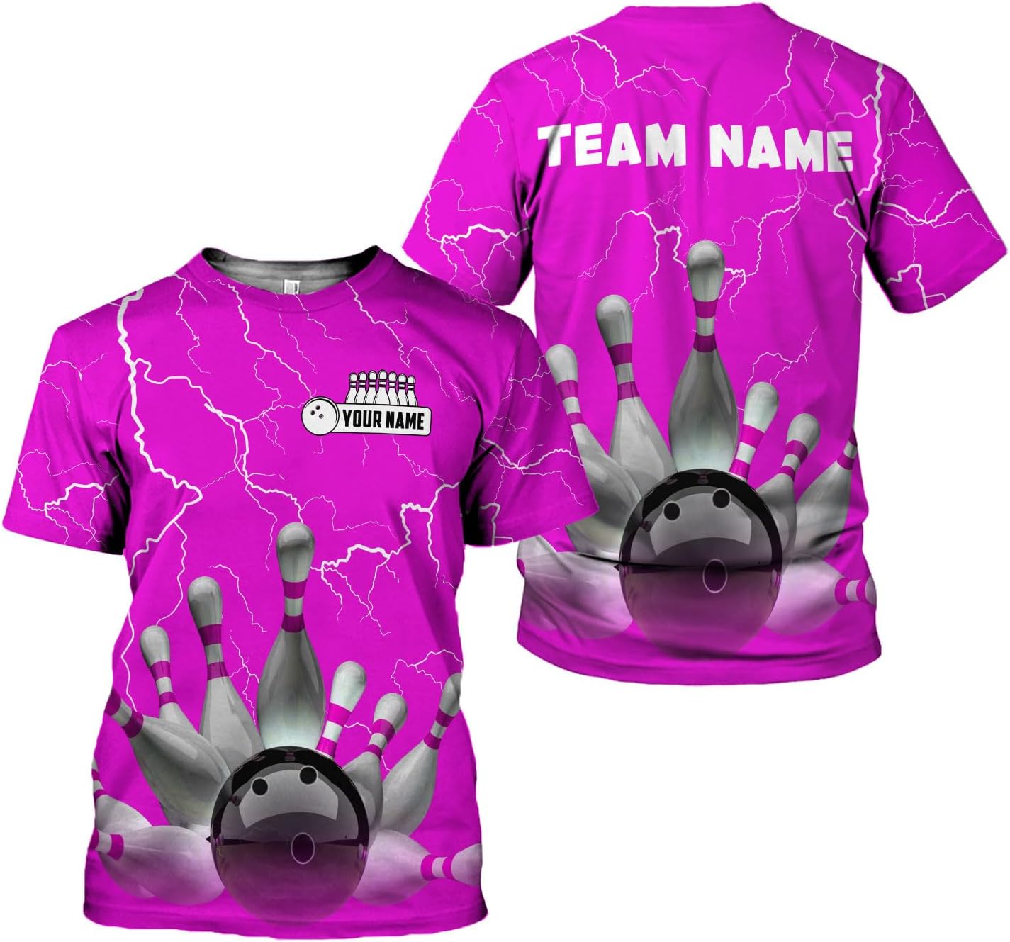 Custom Bowling Shirts, Personalized Name Bowling Shirts Unisex, Bowling Jerseys for Men & Women, Team Bowling Shirt Gift