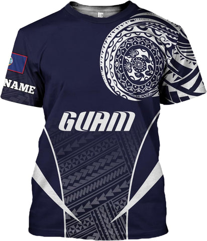 MoonArt Personalized Guam Shirt - Guahan Pride Tshirt for Men & Women - Guam Gifts Tee