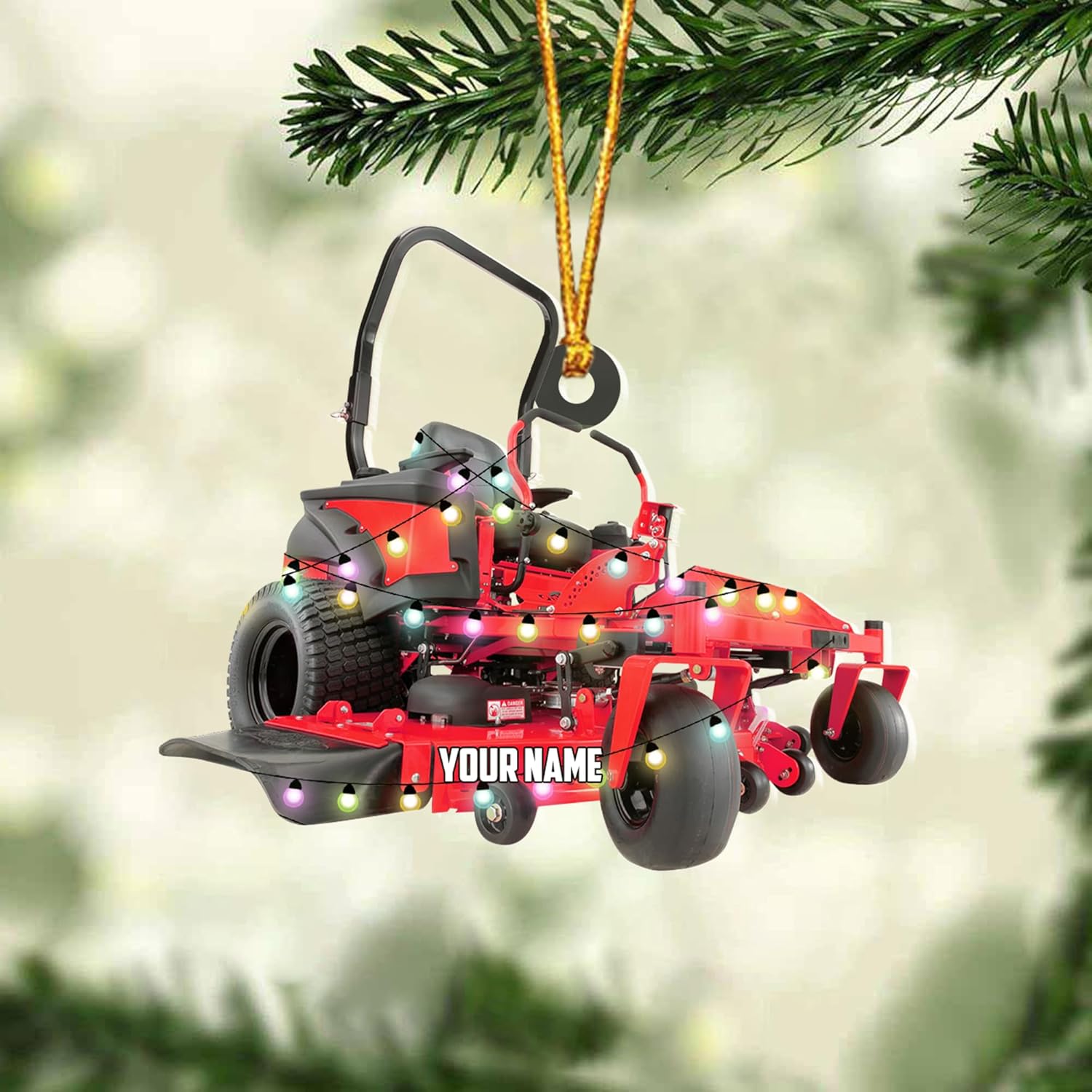 Personalized Lawnmower Ornaments 2024, Landscaper Christmas Ornament Lawnmower Ornament, Lawnmower Christmas Ornament Lawn Mower Ornaments Lawn Mower Riding Ornament Tree Hanging Xmas Gift (LM11)