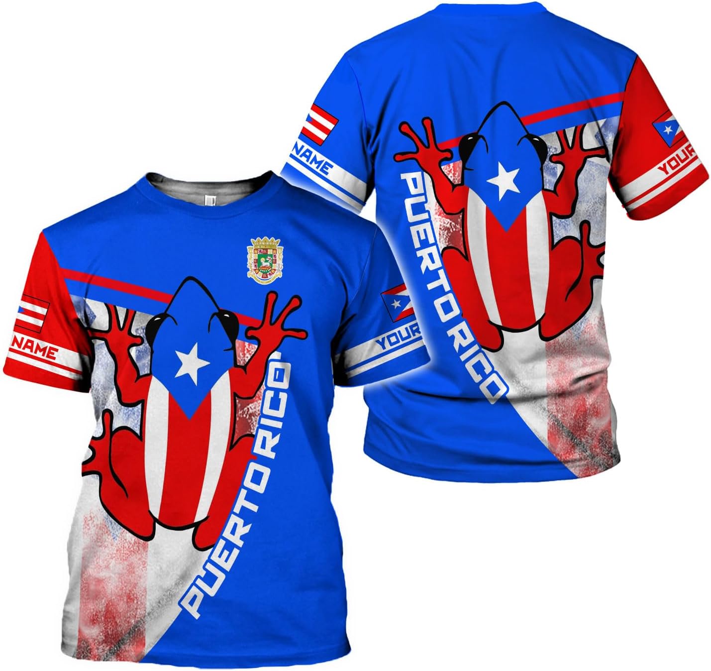 Mostefy Personalized Name Puerto Rico Shirt, Customized Puerto Rico Shirts for Men and Women, Puerto Rico Flag T-Shirt3