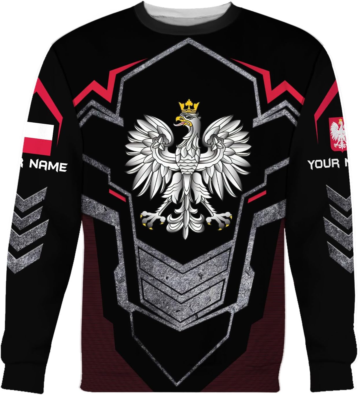Parvii Personalized Poland Shirt Women & Men, Polska Tshirt Women Poland Shirt 3D, Poland Pride Shirts, Polish Eagle Polska