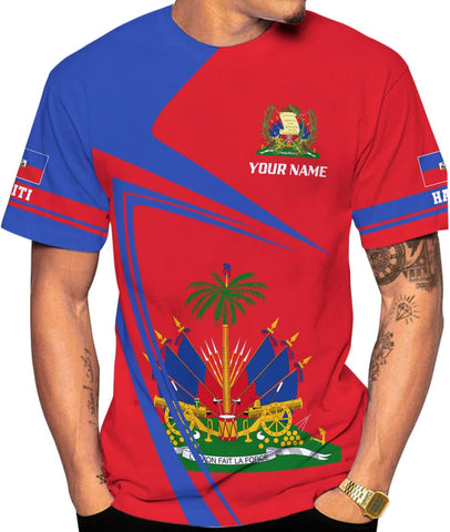 Personalized Haiti Shirt, Haitians Flag Pride Shirt, Haiti Shirts for Men & Women, Haitian Pride Tshirt, Haitian Flag Shirt
