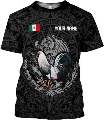 Suseaz Personalized Rooster Shirt Men Women, Men Funny Chicken 3D Printed Vintage Crew Neck Short Sleeve Shirts