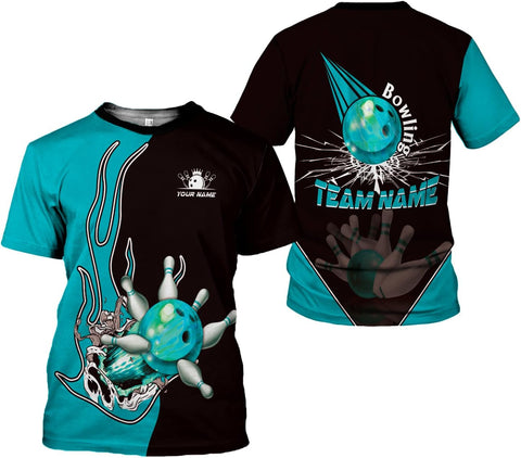 AOVL Custom Bowling Shirts for Men Bowling Shirts Bowling Shirts Unisex Bowling Jerseys for Men Custom Bowling Shirts for Men