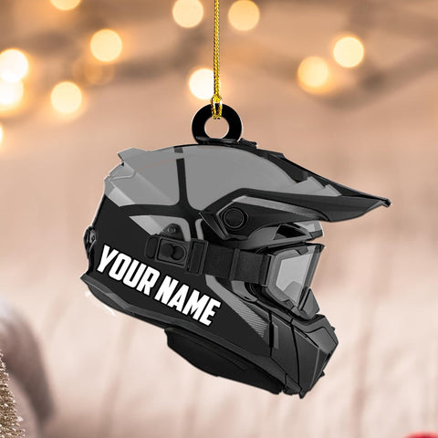 RoyalBro Personalized Snowmobile Ornament Snowmobile Gear Shoes Christmas Ornament for Snowmobile Lovers, Snowmobile Christmas Ornament Gift for Snowmobile Lovers (Style 5)