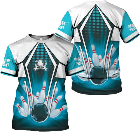 Custom Bowling Shirts, Personalized Name Bowling Shirts Unisex, Bowling Jerseys for Men & Women, Team Bowling Shirt Gift