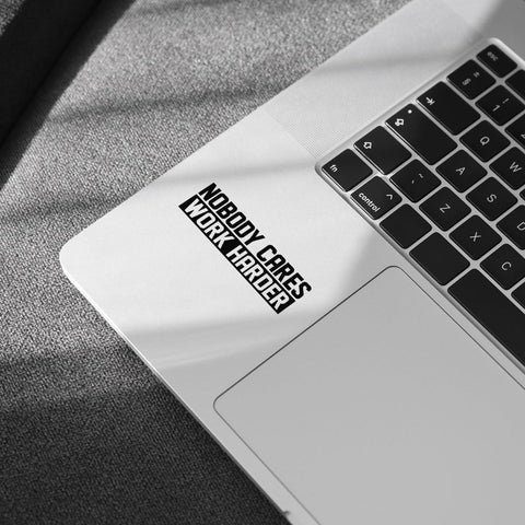 3 Pcs Nobody Cares Work Harder Sticker, Workout Gym Motivational Adulting is Hard Stickers, Sarcastic Work Stickers - Vinyl Stickers for Water Bottles Laptop Phone Car Window Helmet 3 Inches