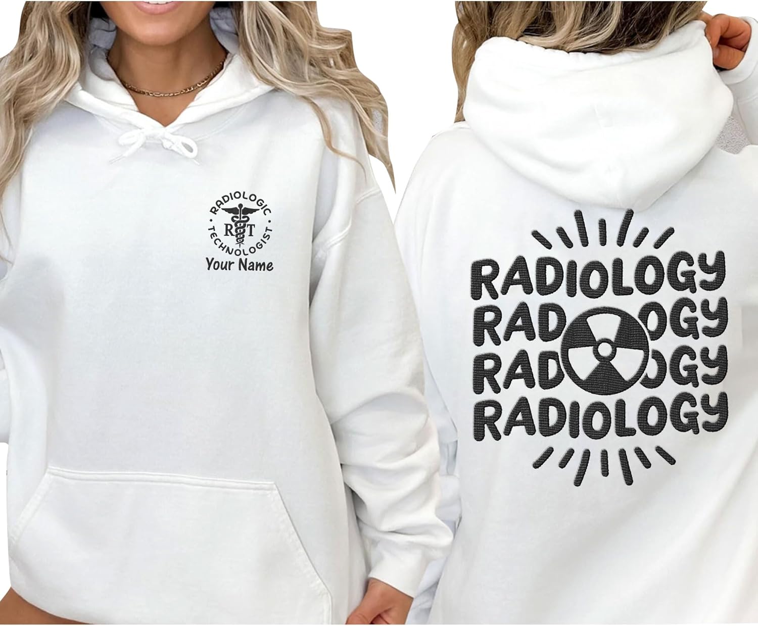 Leeprints Radiology Technician Sweatshirt, Personalized Xray Tech Shirt, Radiologic Technologist Gift, X-Ray Rad Tech Sweater