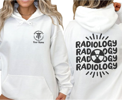 Leeprints Radiology Technician Sweatshirt, Personalized Xray Tech Shirt, Radiologic Technologist Gift, X-Ray Rad Tech Sweater