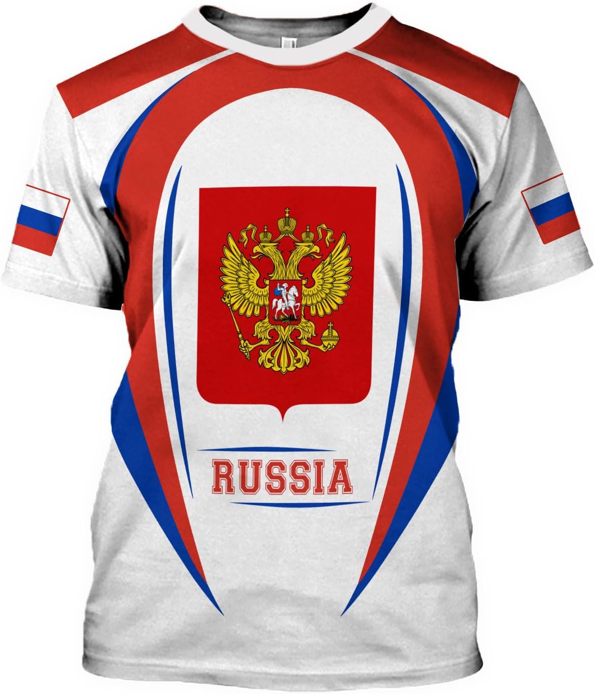 MoonArt Personalized Russia Shirts Russian Shirt Russian Coat of Arms Russia Flag Pride Shirts Russia Flag Coat of Arms