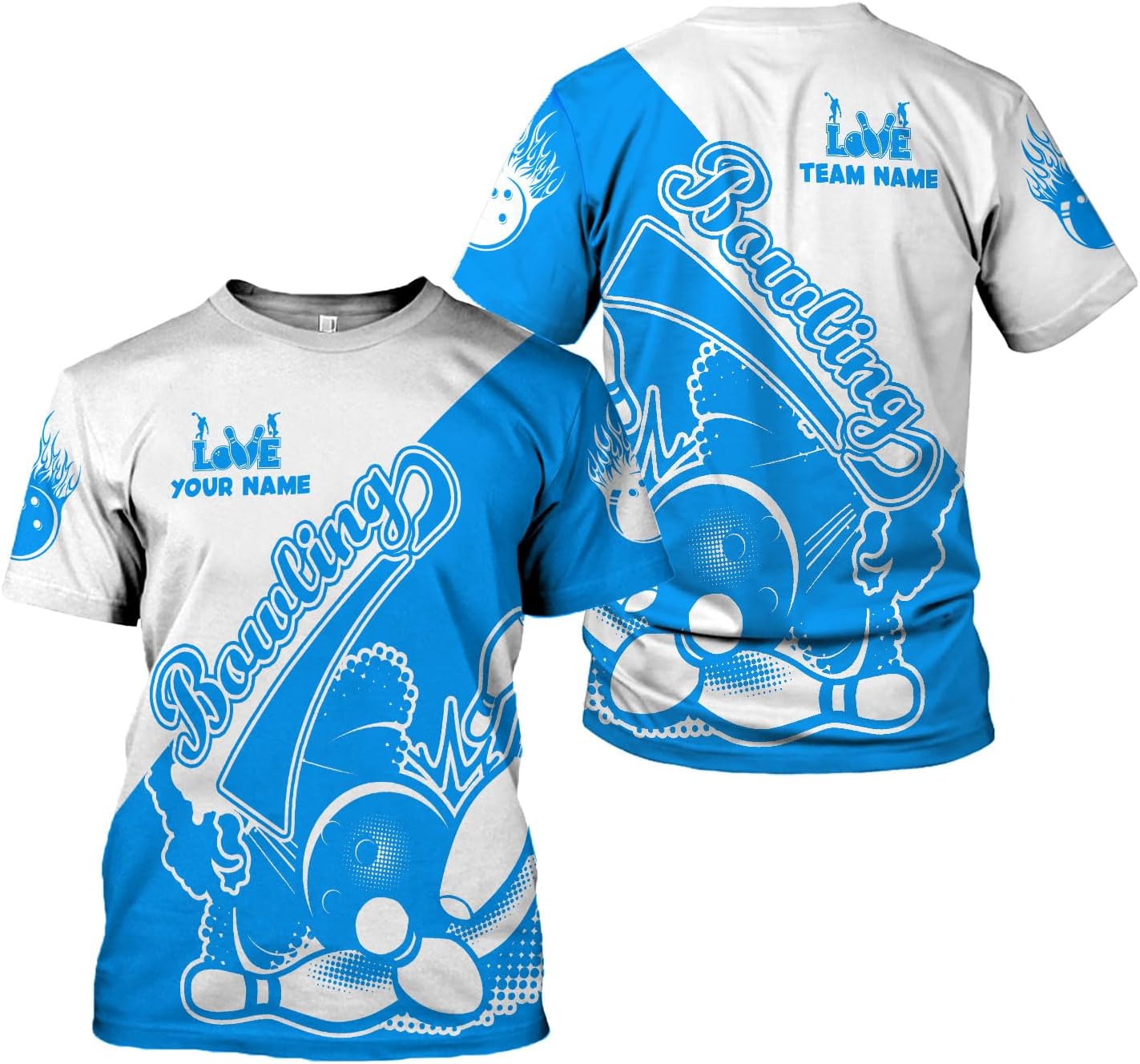 Custom Bowling Shirts, Personalized Name Bowling Shirts Unisex, Bowling Jerseys for Men & Women, Team Bowling Shirt Gift