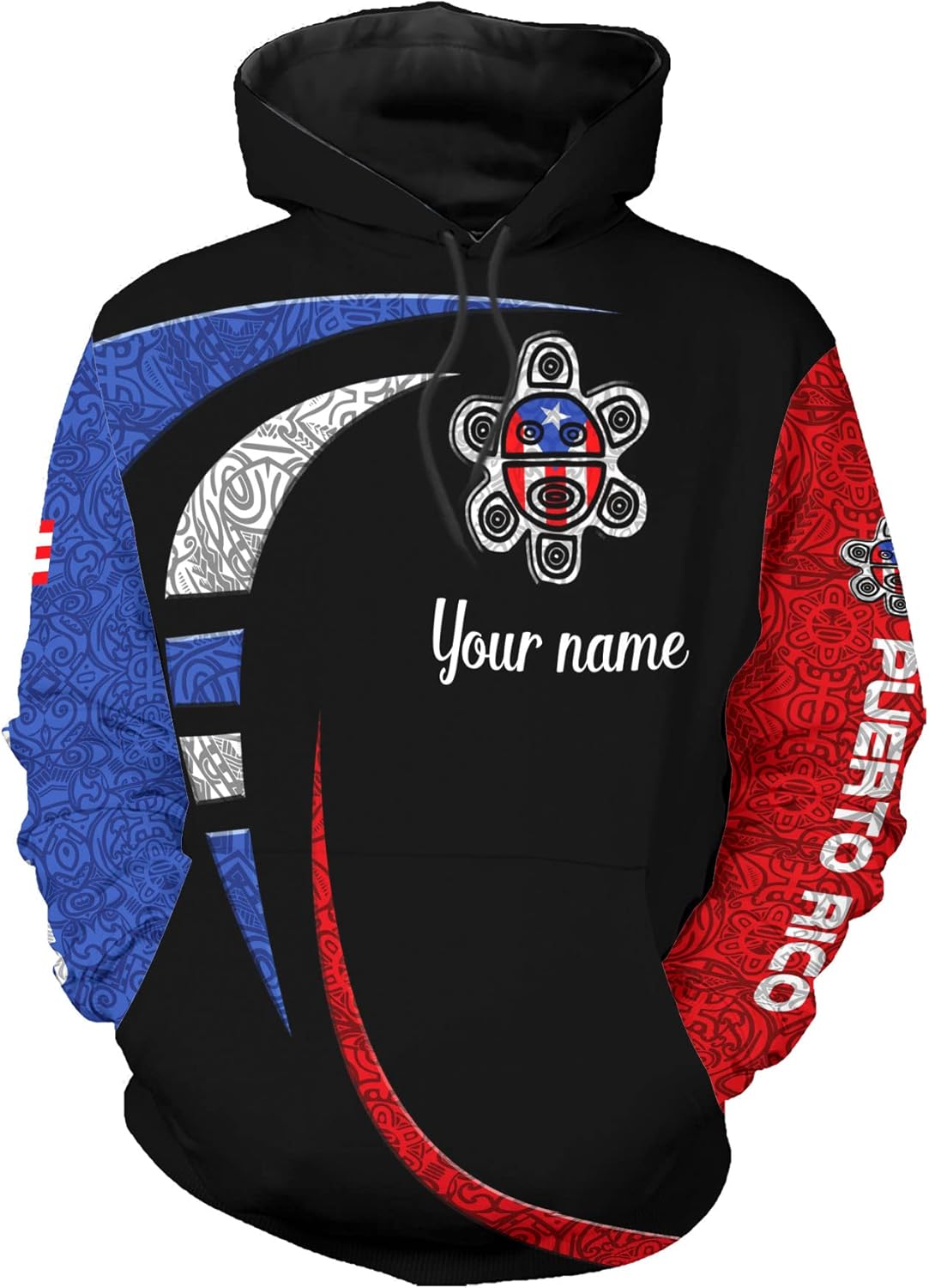 Mostprints Personalized Name Puerto Rico Shirt, Customized Puerto Rico Shirt for Men and Women, Sweatshirt, Hoodie, Zip Hoodie