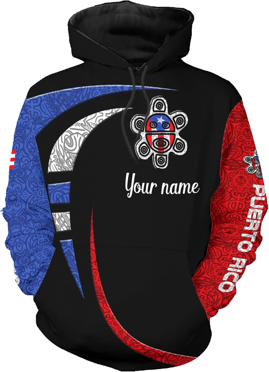 Mostefy Personalized Name Puerto RICO Flag 3D All Over Printed Premium Sportwear Hoodie, T Shirt, Zip Up Hoodie, Sweatshirt For Men Women HDM91 Multicolor