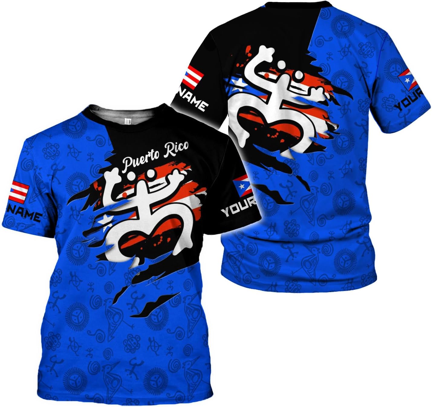 Mostefy Personalized Name Puerto Rico Shirt, Customized Puerto Rico Shirts for Men and Women, Puerto Rico Flag T-Shirt3