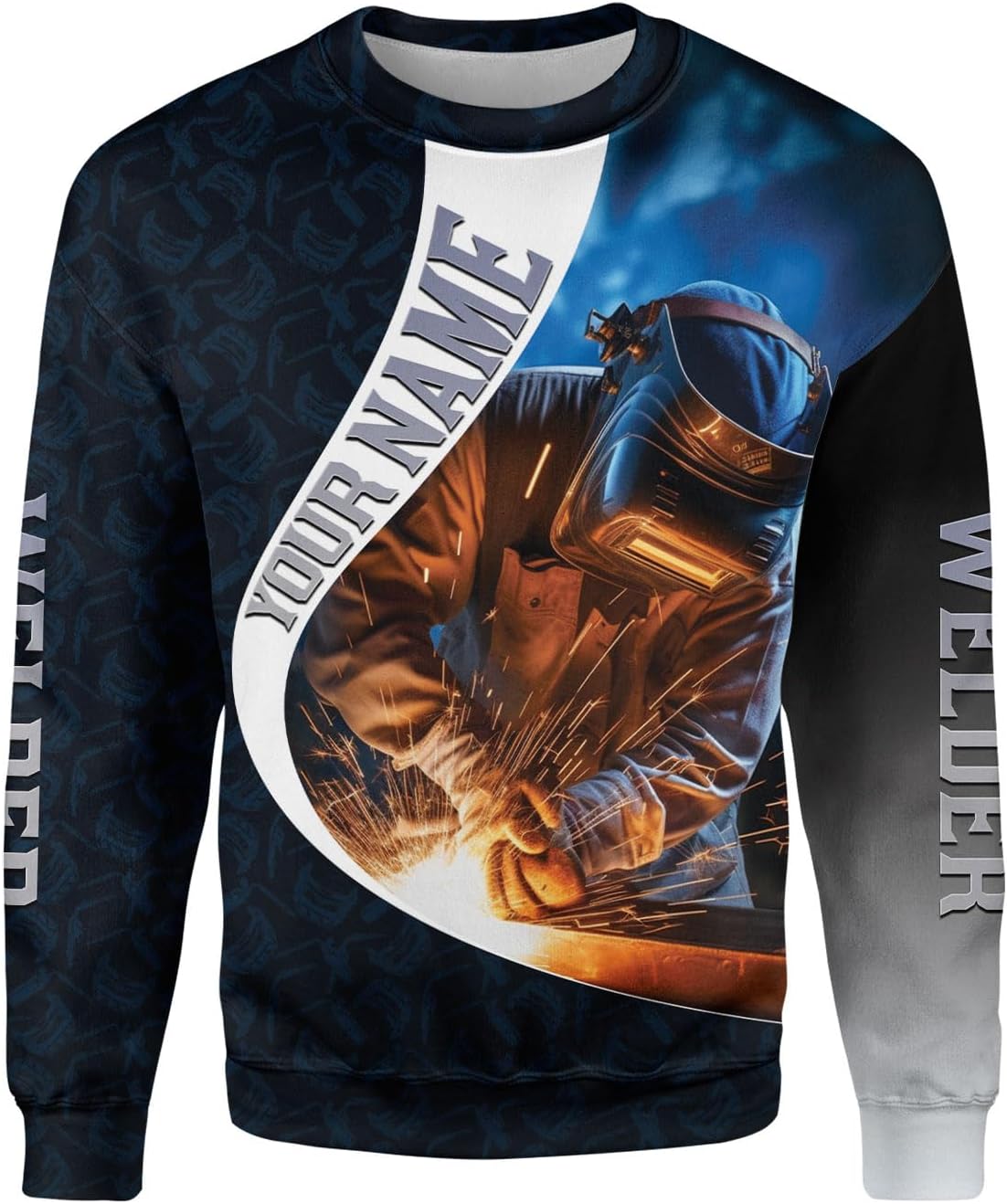 MAPrints Personalized Welder Hoodies, Welder 3D Hoodie Welding Shirt Hoodie, Tshirt, Zip Hoodie, Sweatshirt For Men Women (WD 10)