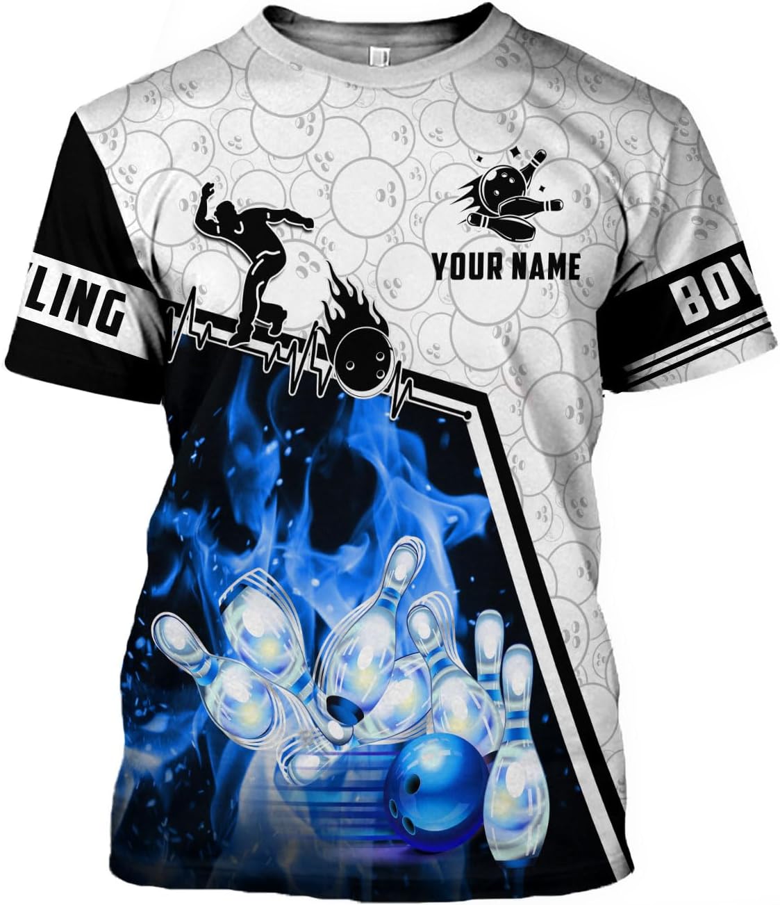 Intenprints Personalized Bowling Shirt Custom Bowling Shirts Bowling Gift Bowling Shirts for Women & Men Bowling Shirt Team