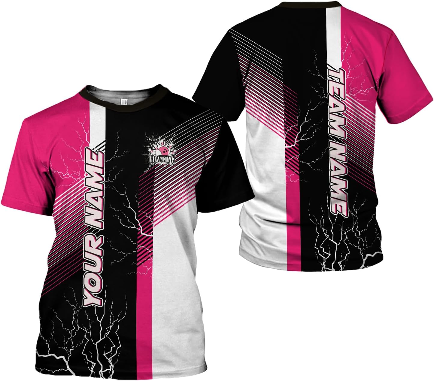 Podagree Personalized Name Bowling Shirts for Men and Women 3D, Bowling Shirts for Team Bowling, Bowling Shirts Gift