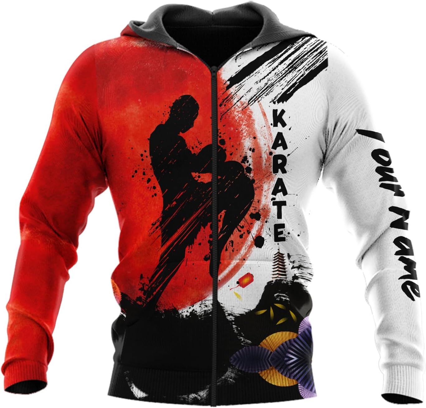 Riveprints Personalized Karate 3D Tshirt Cool Karate Gift for Boys Girls Karate Lovers T-Shirt Karate Shirts Uniform S-5XL