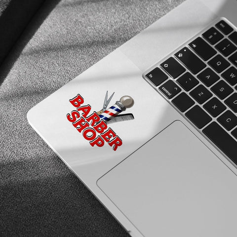 (3Pcs) Barbershop Sticker, Barber Shop Pole Cartoon, Barber Sticker Decal, Pole Barber, Barber Accessories for Hairsalon - Stickers for Laptop Water Bottle Phone Car Window Helmet 3" (BB 1)