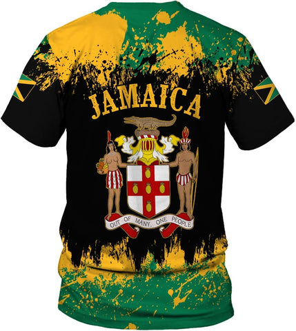 Suseaz Personalized Jamaica Shirt 3D, Jamaica Flag Lion 3D Hoodie, Jamaican Pride 3D T-Shirt, Jamaica Tshirt 3D for Men Women