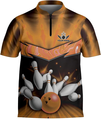 mostprints Personalized Bowling Jersey Gift 3D Custom Bowling Shirts for Team Name Bowl Bowler Shirt Unisex Cool Men Women