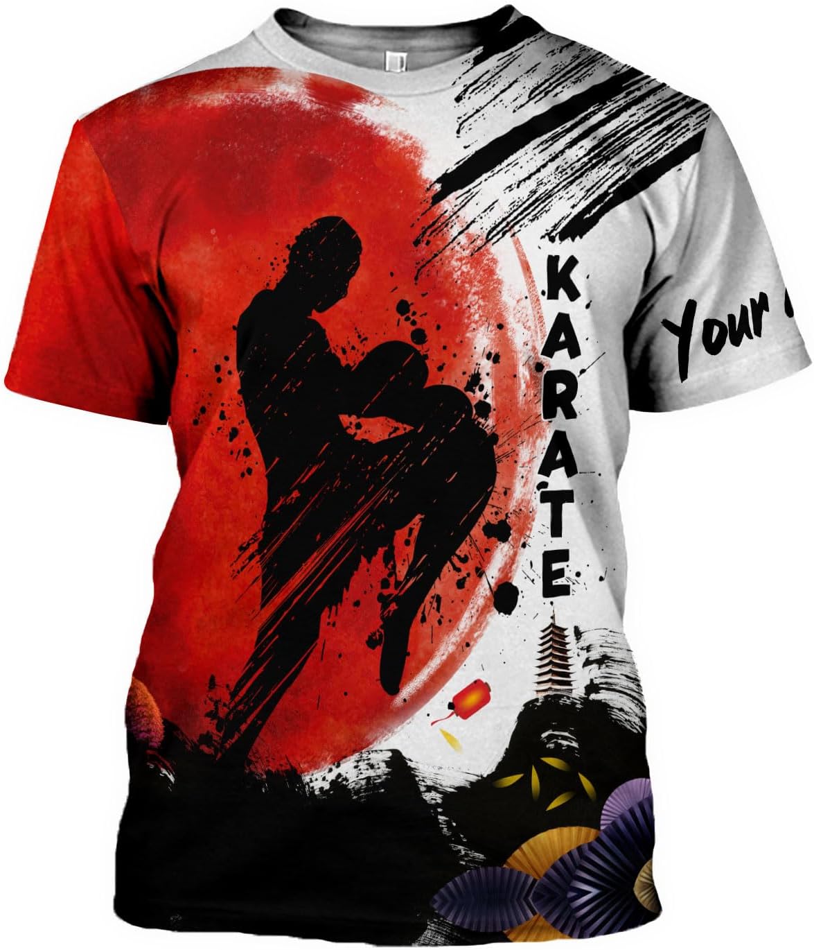 Riveprints Personalized Karate 3D Tshirt Cool Karate Gift for Boys Girls Karate Lovers T-Shirt Karate Shirts Uniform S-5XL
