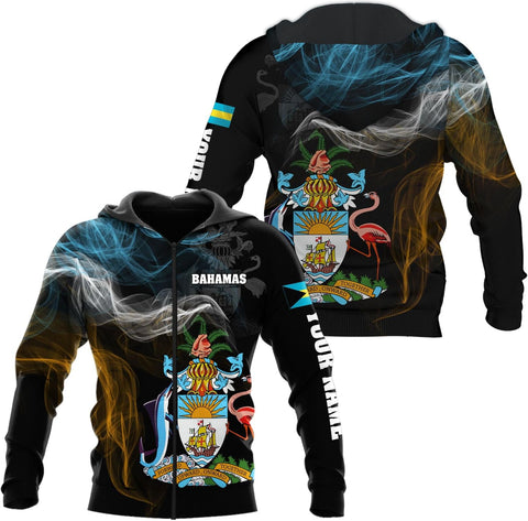 Personalized Bahamas Shirt 3D Custom Bahamas Flag Shirt for Men and Women Bahamas Pride Shirt