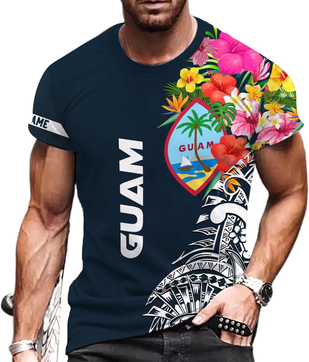 Parvii Personalized Guam Shirt Guam Tshirt for Men & Women, Guam Pride Shirts Gift Guahan Shirt Funny Guam Shirt