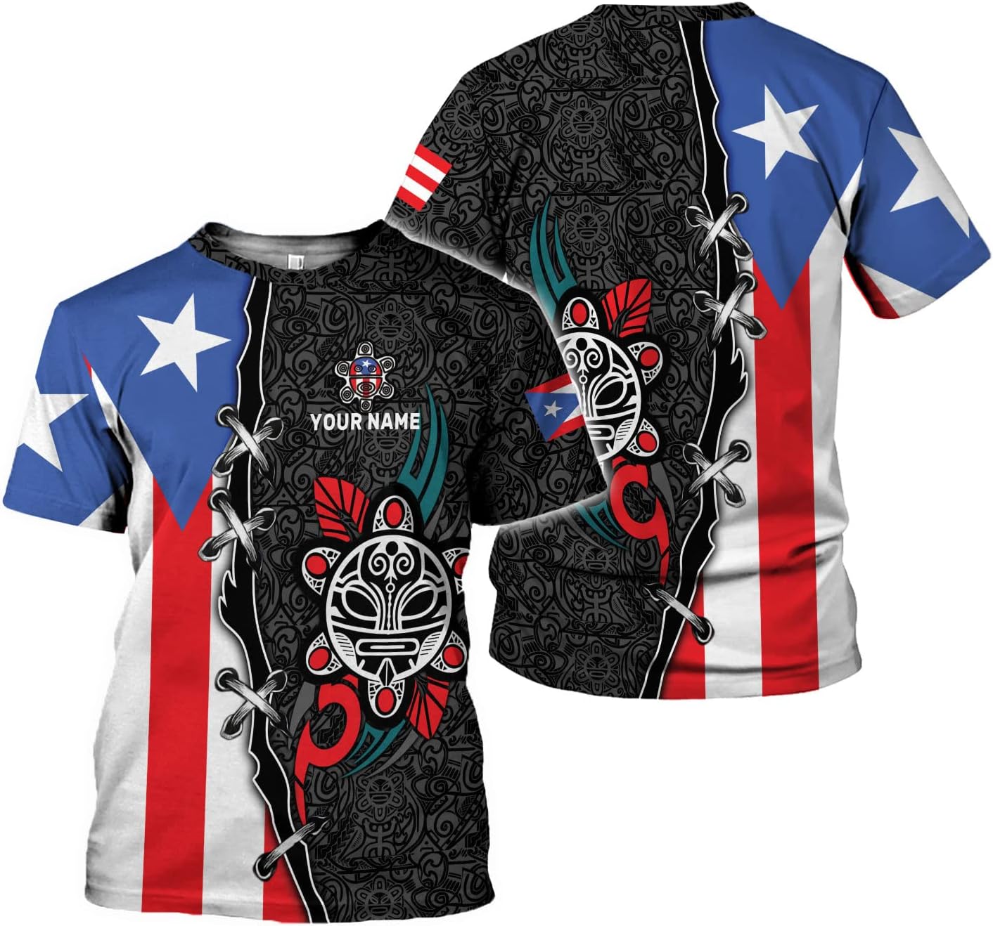 Mostefy Personalized Name Puerto Rico Shirt, Customized Puerto Rico Shirts for Men and Women, Puerto Rico Flag T-Shirt3