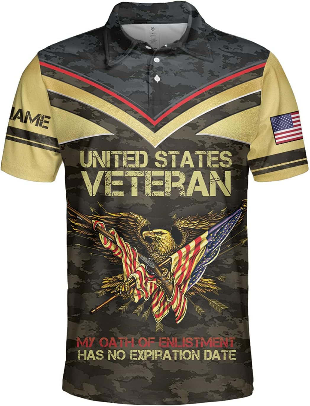 Personalized Veteran Shirts for Men, Army Shirts for Men, Army Shirts, Army Veteran Shirts for Men, Veteran Polo shirt1 S-5XL