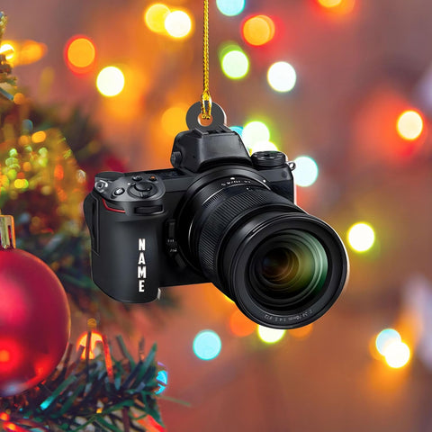 Royal Fight Personalized Camera Ornament Camera Xmas Ornament Gift 2023 Photography Christmas Ornaments ift for New Photographer Ornament Camera Gifts Camera Lover Gifts (Camera 7)