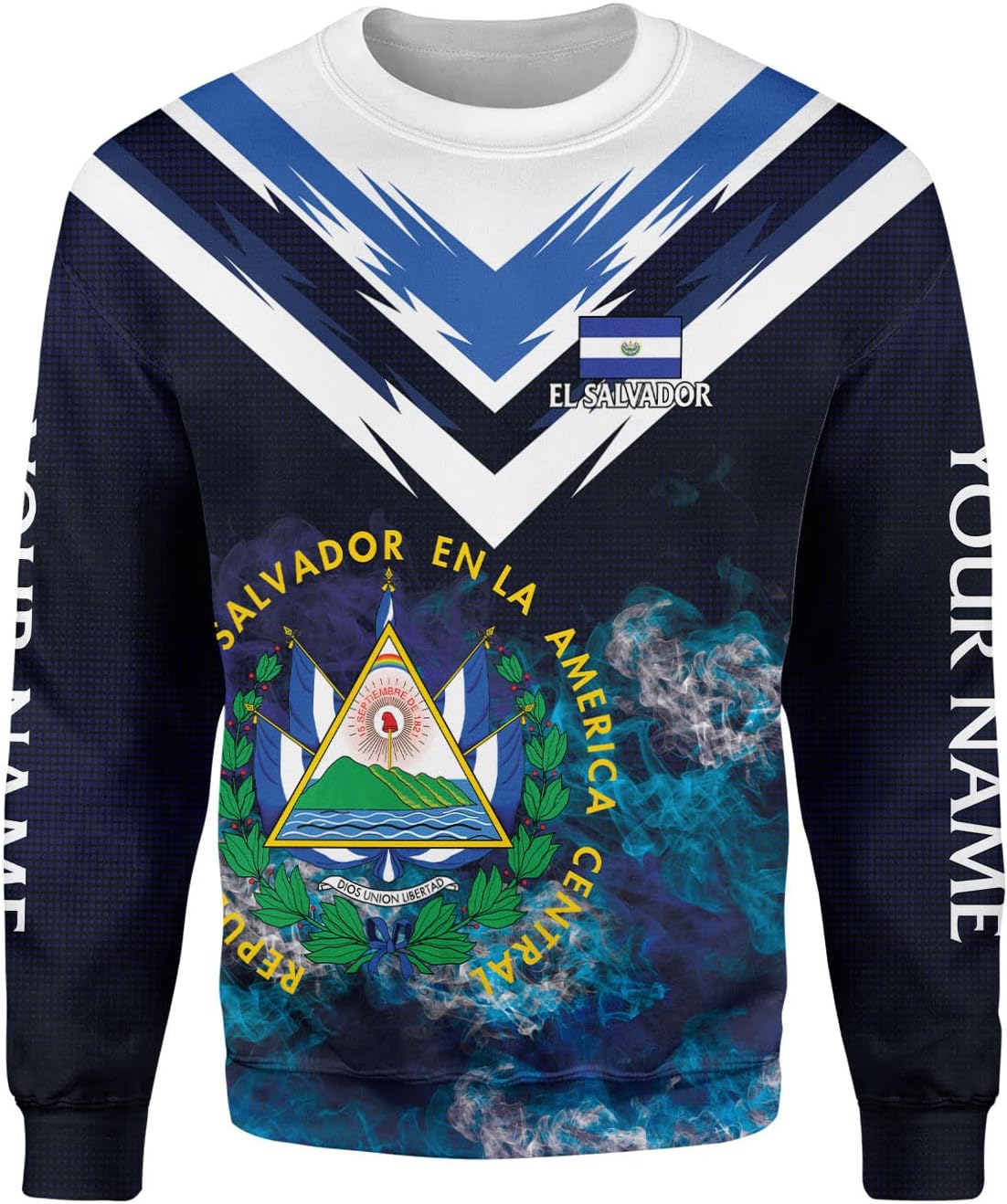HomeDesign Personalized El Salvador Hoodie El Salvador Hoodies El Salvador Sweaters Shirts Men & Women El Salvador Shirt