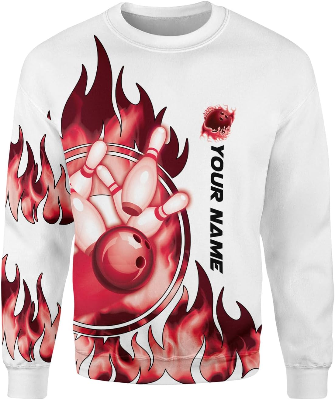 Pretyprints Personalized Bowling Shirt - Custom Bowling Gift for Women & Men