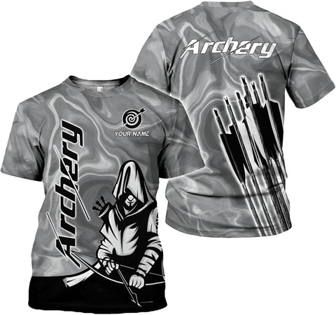 Artparel Personalized Archery Shirt 3D Archery Target Bow Archery Shirts for Men Women Archer Archery Lovers T-Shirt S-5XL