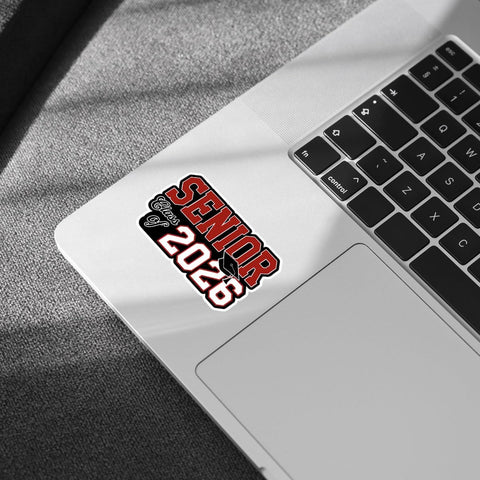 3Pcs Class of 2026 Graduation Sticker 3in, Senior 2026 Sticker High School College Gift for Notebook Scrapbook Class of 2026 Stickers for Laptop Water Bottle Phone Case
