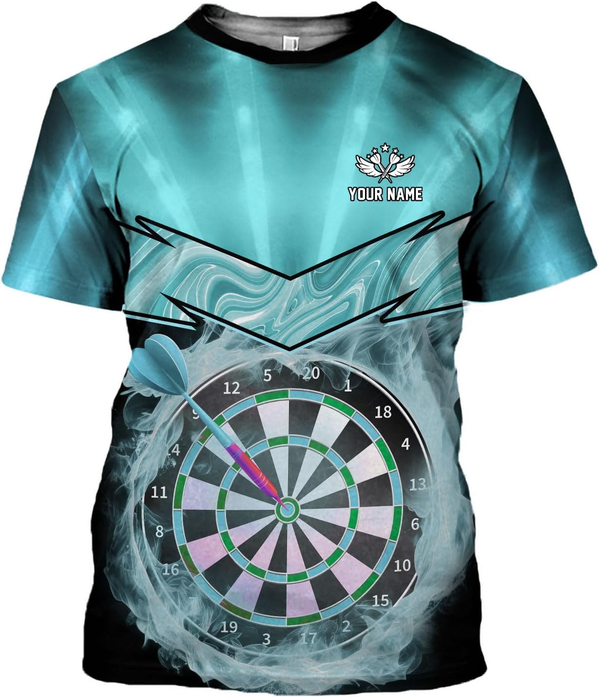 mostprints Personalized Dart Shirts, Darts Shirts for Men, Dart Jerseys for Teams, Dartboard Players Shirt Darts Board Gift